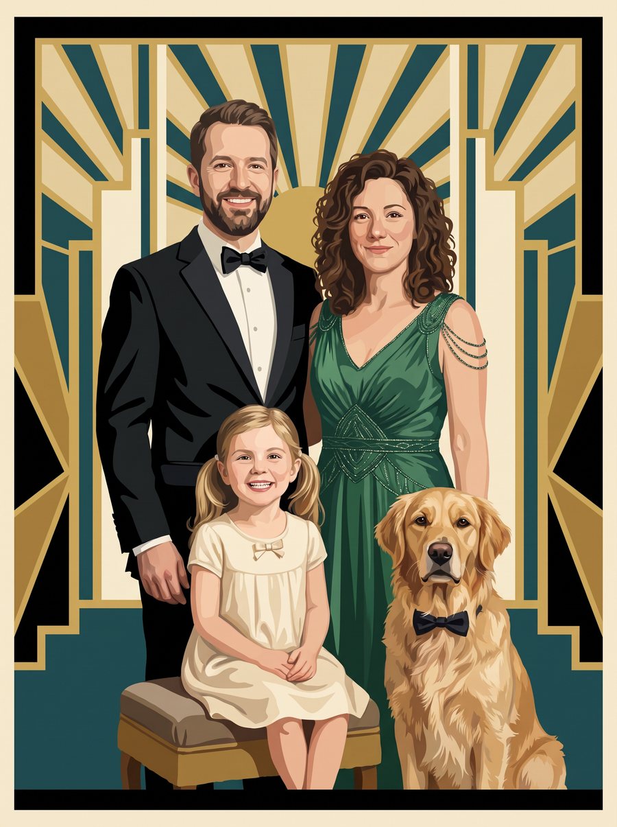 Art Deco Poster style example
