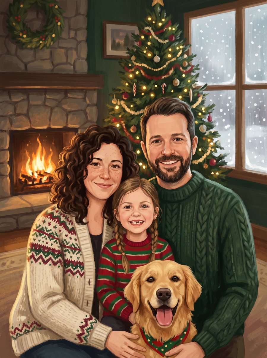 Holiday Card style example