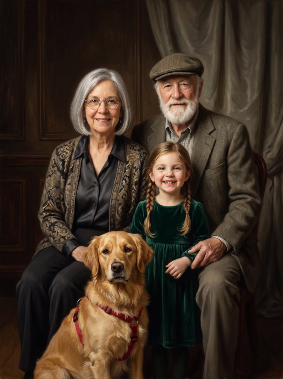 Classic Oil Portrait style example