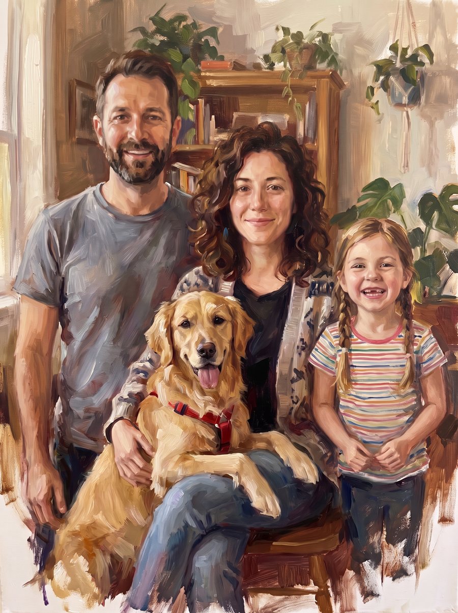 Painterly style example