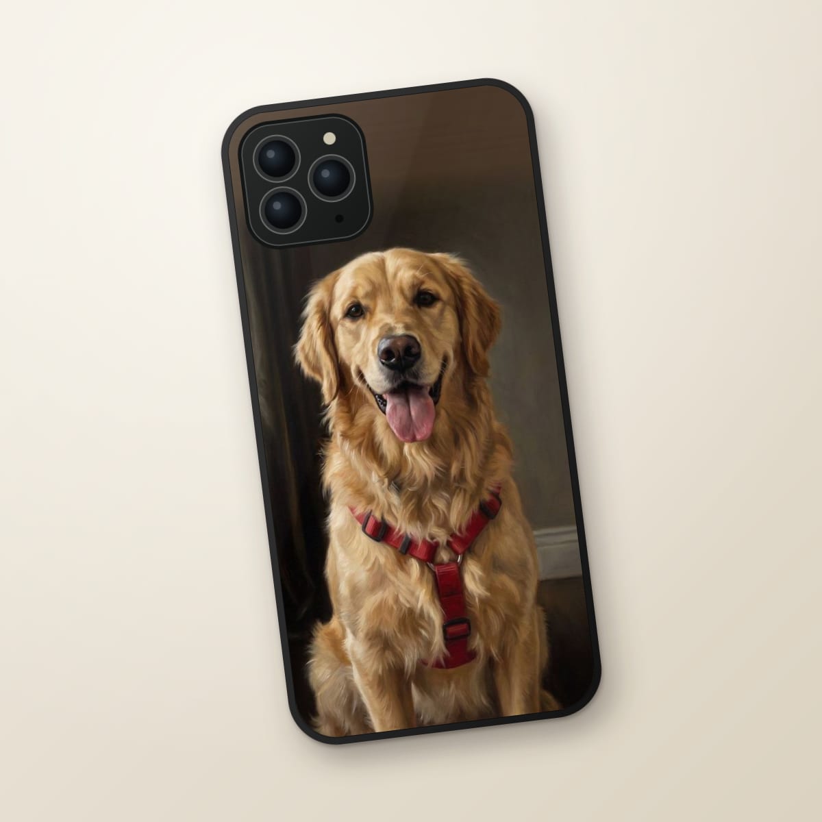 Phone case with a family portrait